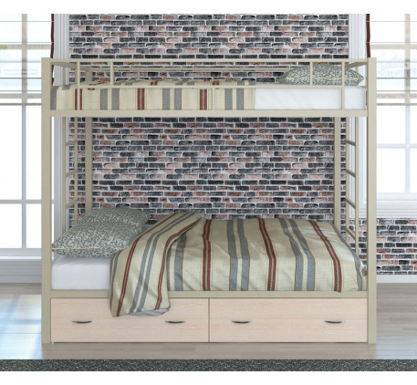 Двухъярусная кровать Валенсия 120 металлическая